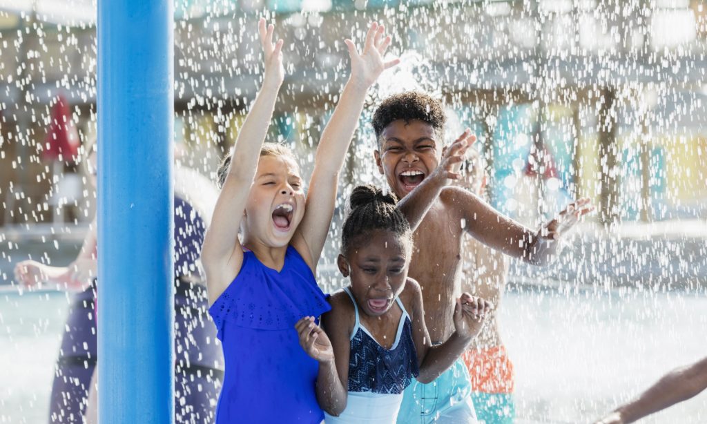 Children Playing at Waterpark in Nashville