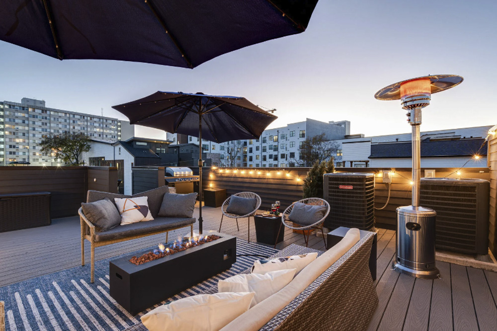 Southern Sophistication Rooftop Deck
