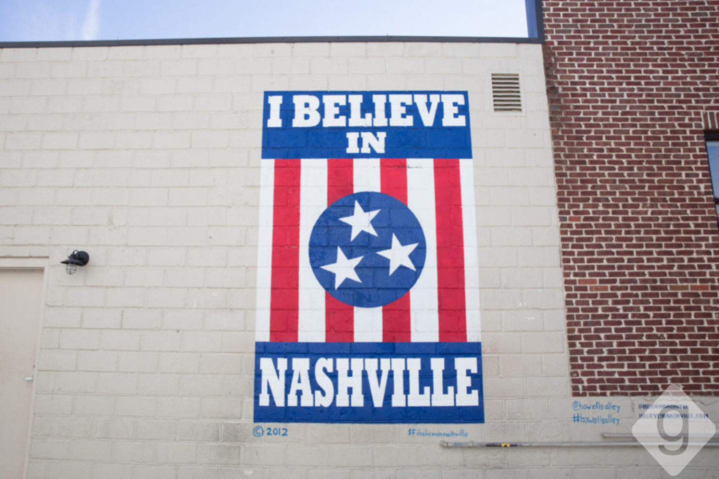 I believe in nashville mural