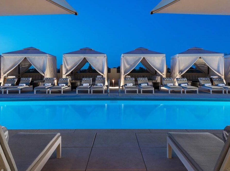 Phoenician rooftop pool